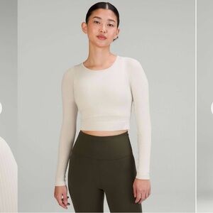 Lululemon Ebb to Street Ribbed Long Sleeve